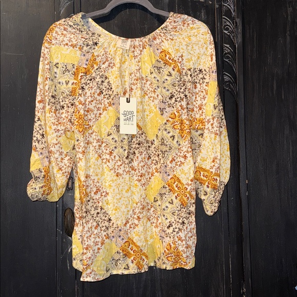 NWT Matilda Jane Good Hart Floral Peasant Top - Picture 3 of 13